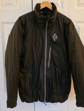 Black Diamond | Men's Black Primaloft Synergy Insulated Jacket Sz M
